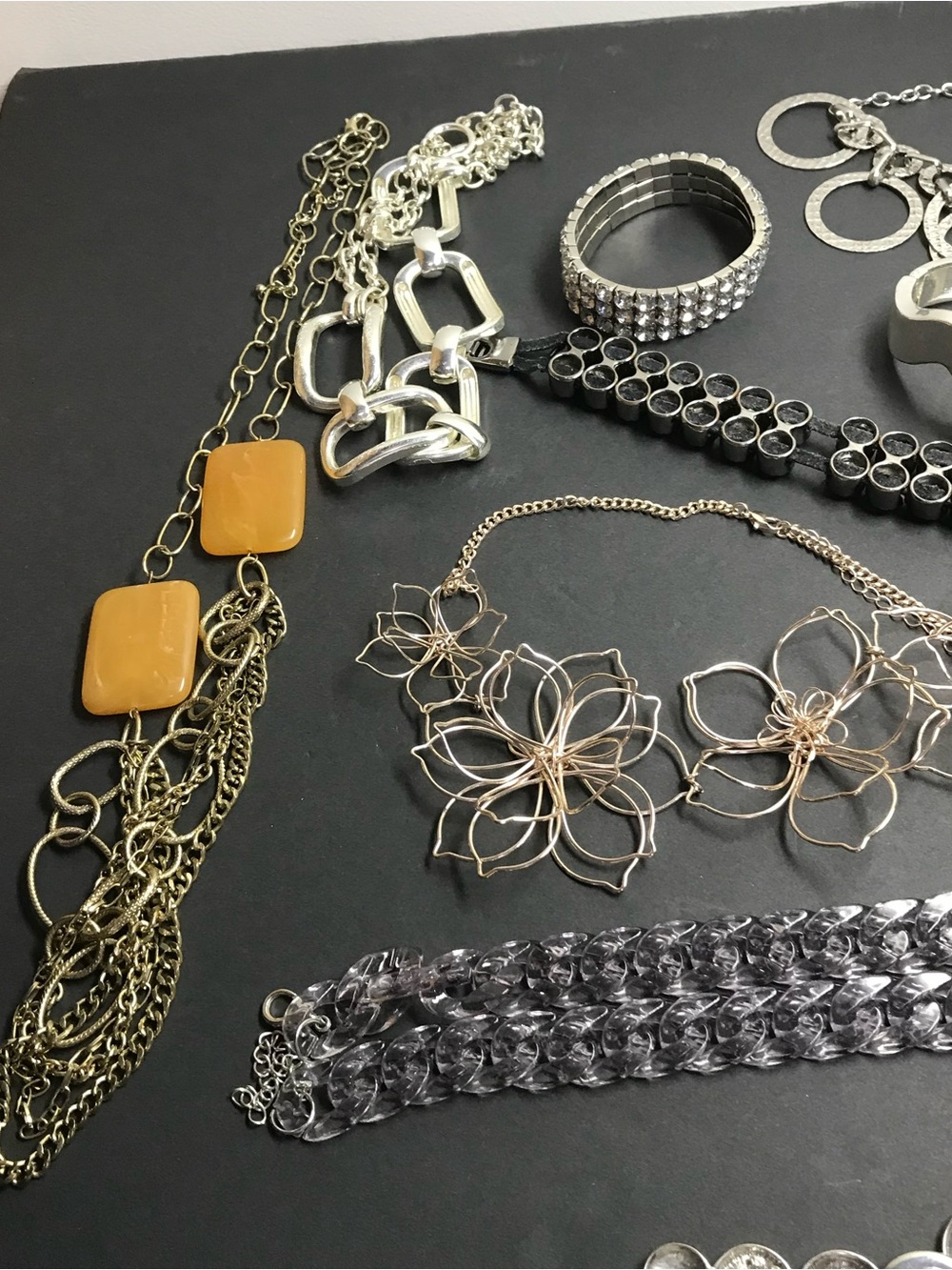 Vintage Estate Mixed Lot Custome Jewelry As Is 1 lb 4 Ounces - As Is - Clean